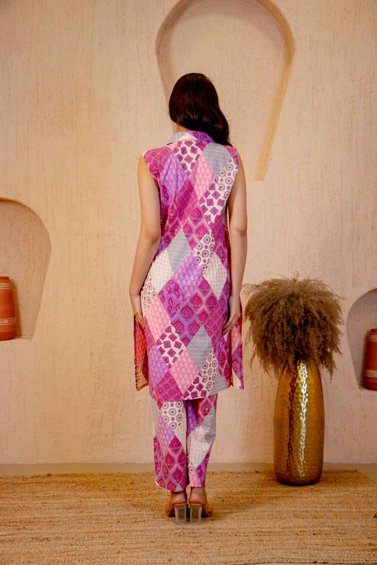 Pink Printed Co-Ord Set