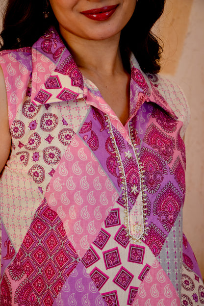Pink Printed Co-Ord Set