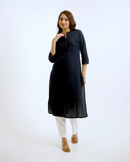 Twilight ~ Ease & Comfort Navy Blue Kurta