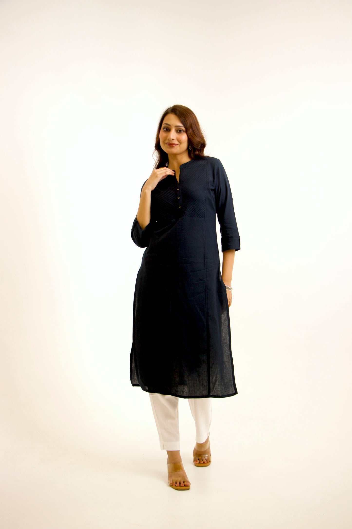 Twilight ~ Ease & Comfort Navy Blue Kurta