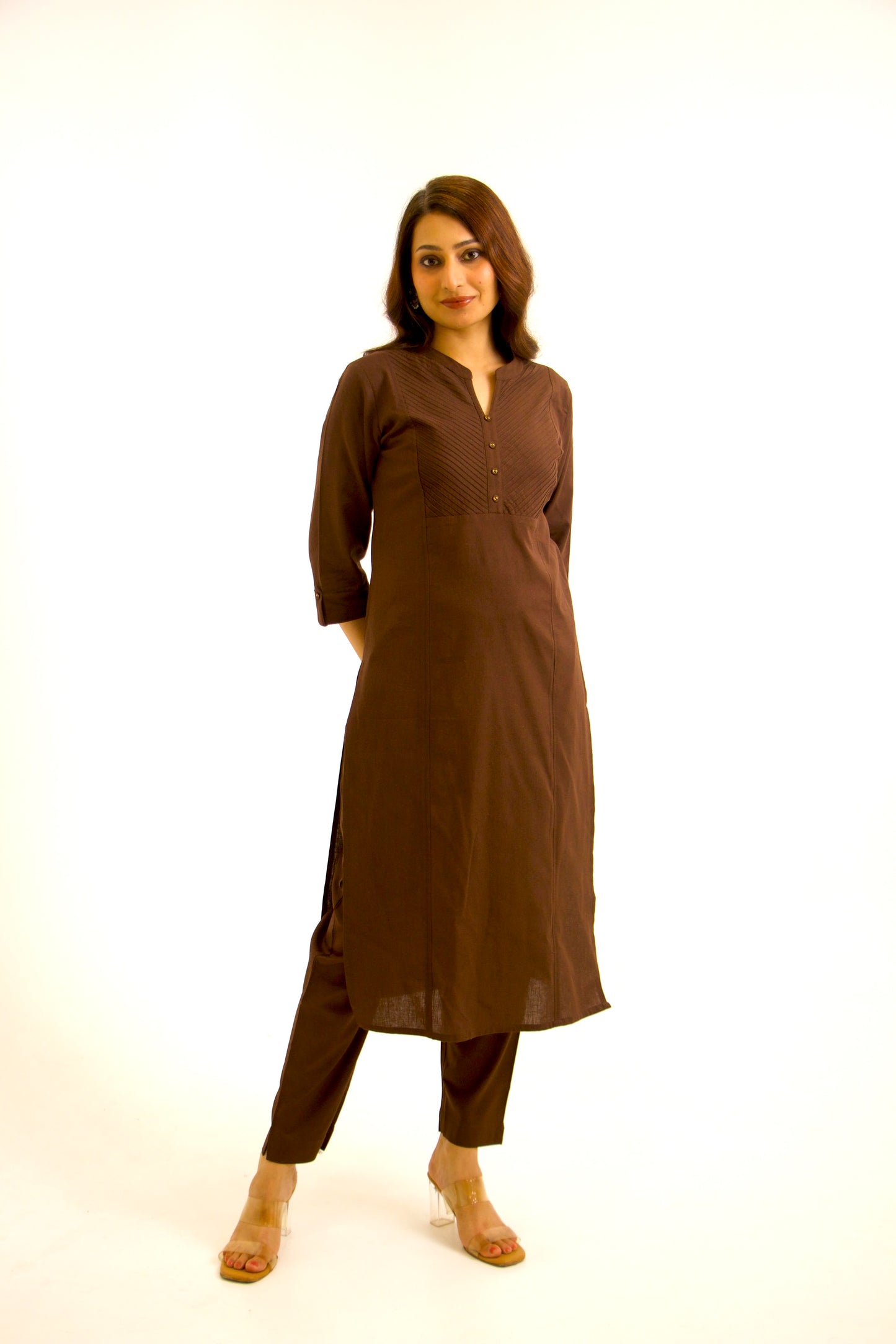 Noon ~ Ease & Comfort Coffee Kurta