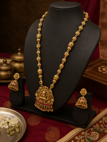 Rajwada Divine Lakshmi Haram Set