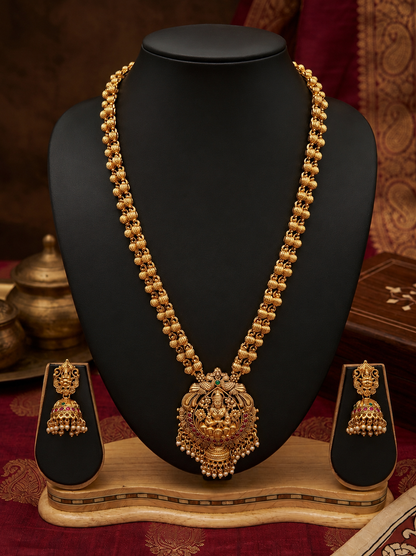 Heritage Peacock Necklace Set