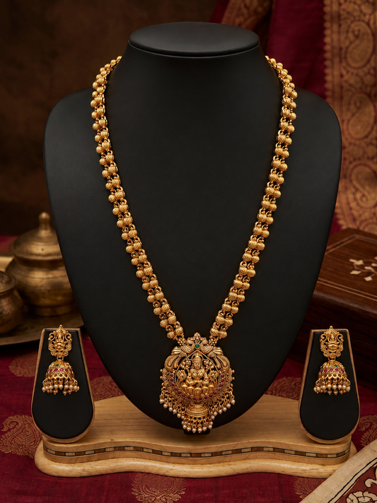 Heritage Peacock Necklace Set