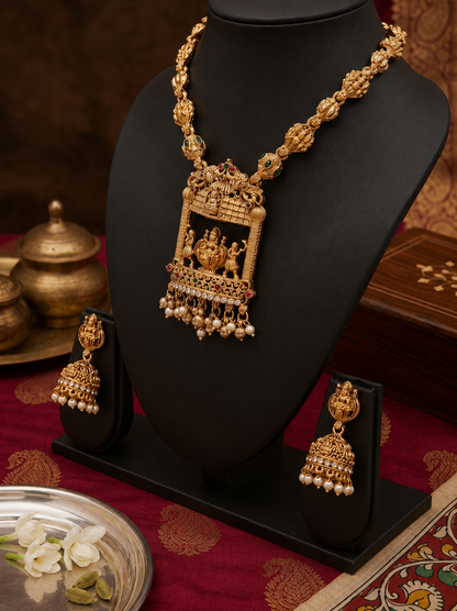 Divine Lakshmi Nakshi Necklace Set