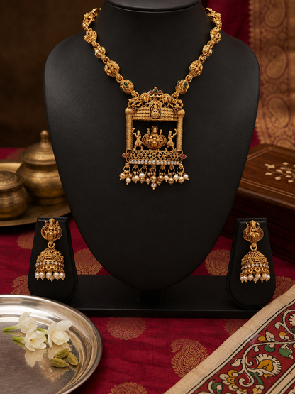 Divine Lakshmi Nakshi Necklace Set