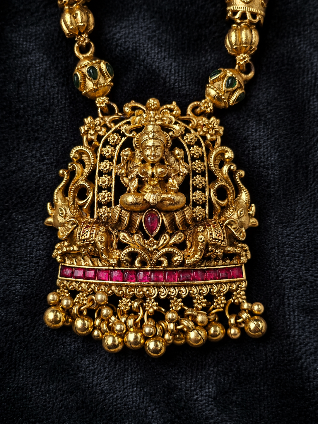 Rajwada Divine Lakshmi Haram Set