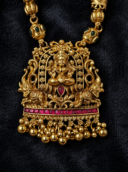 Rajwada Divine Lakshmi Haram Set
