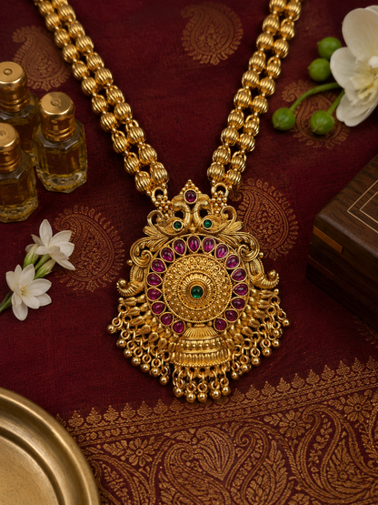 Heritage Peacock Necklace Set