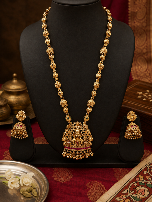 Rajwada Divine Lakshmi Haram Set