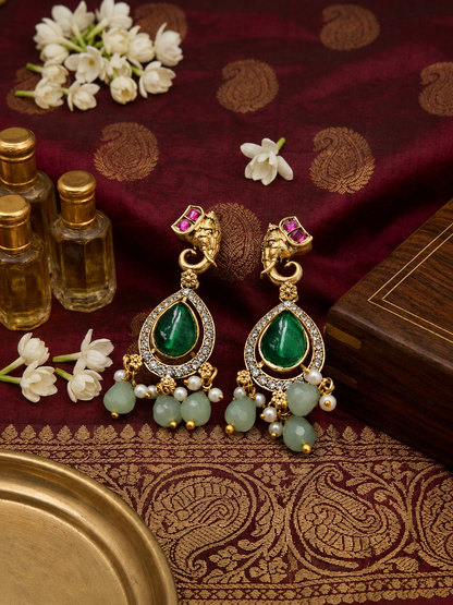 Gajalakshmi Temple Jewelry Necklace Set