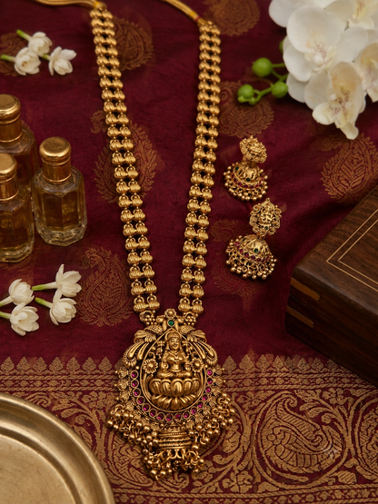 Heritage Peacock Necklace Set