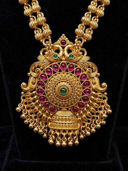 Gold  Long Necklace Set